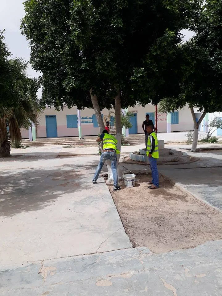 Nettoyage à l’École Ibn El Rachik